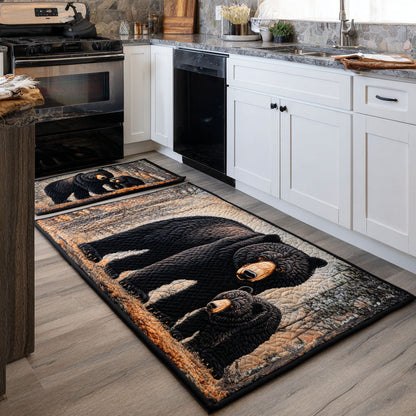 Éléonore - Tapis de cuisine Ours et Paysage Naturel