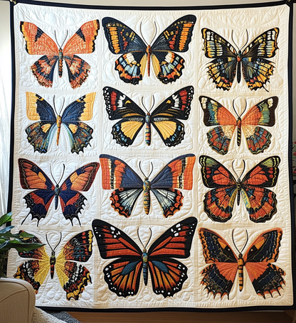 Lucie - Tapisserie artistique Papillons en Fleur