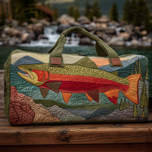 Sac de Voyage Matelassé - Truite de Ruisseau