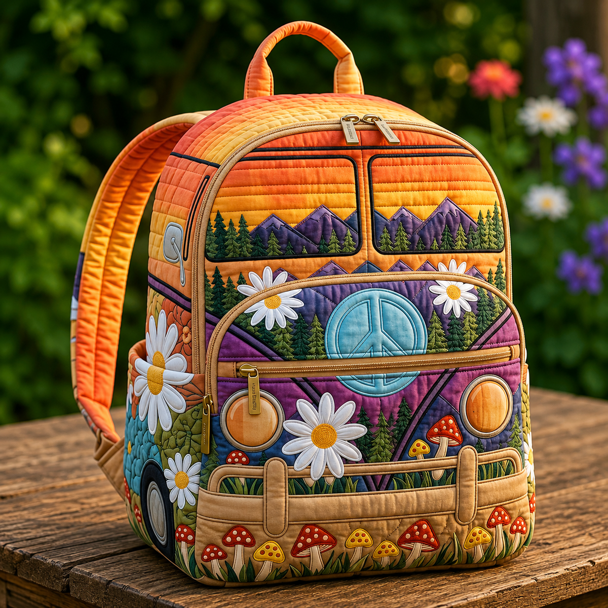 Sac à dos Boho - Couleurs du Couchant