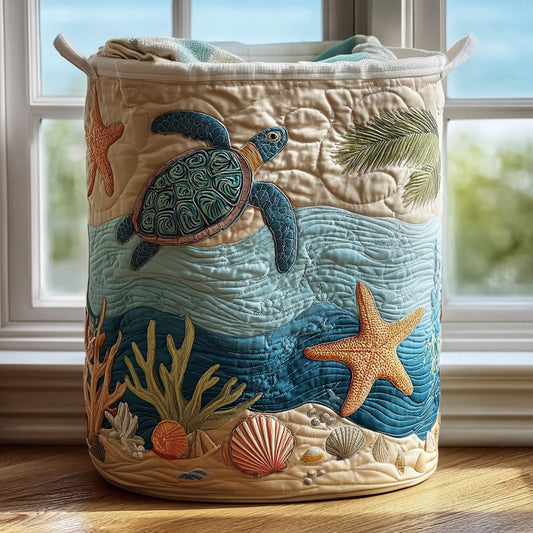 Panier à Linge Matelassé - Harmonie Côtière