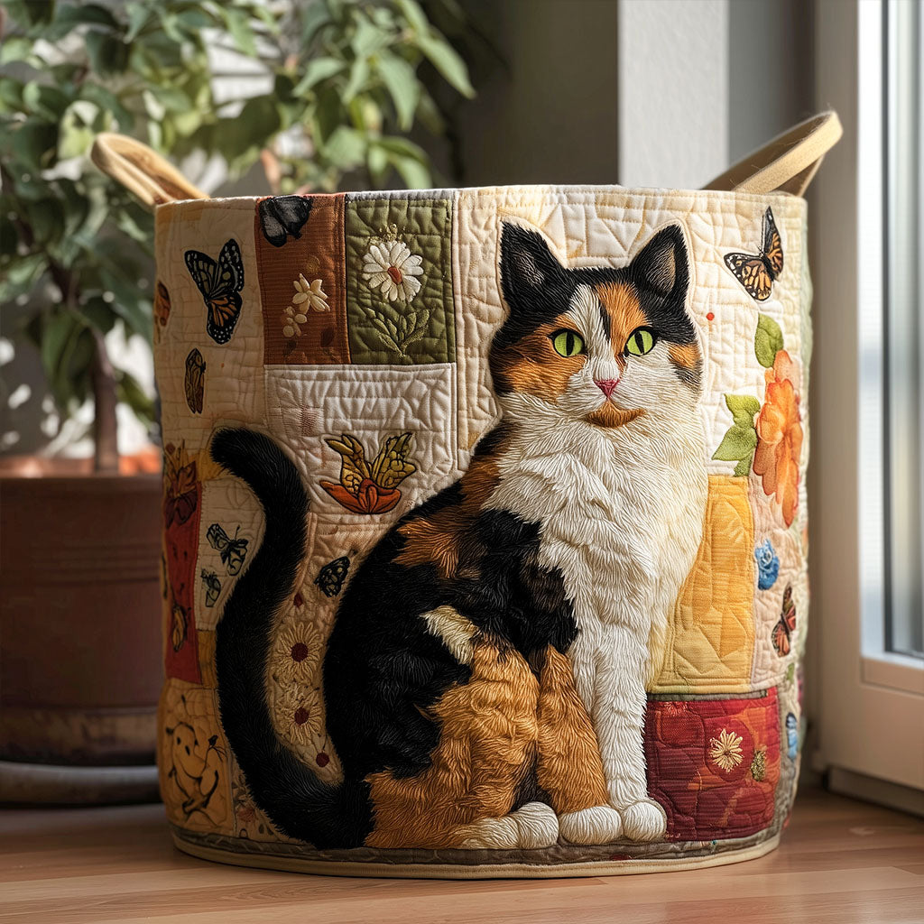 Panier à Linge Matelassé - Rêves de Chat