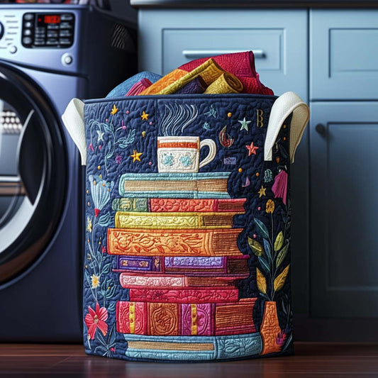 Panier à Linge Matelassé - Pages Rêveuses