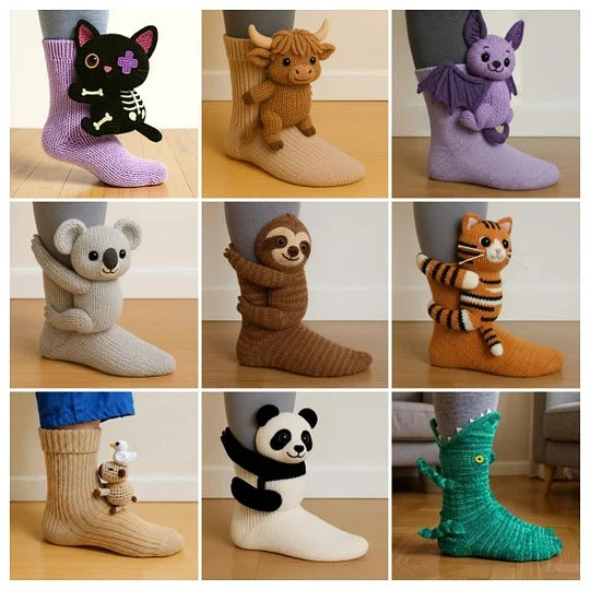 Rania - Chaussettes Raton Laveur