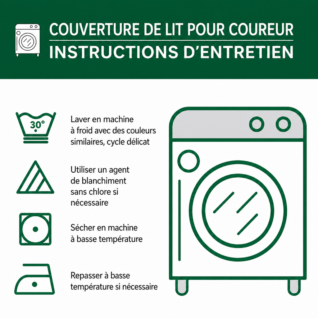 Sophie - Couvre-lit matelassé Neigeux Pin Perche