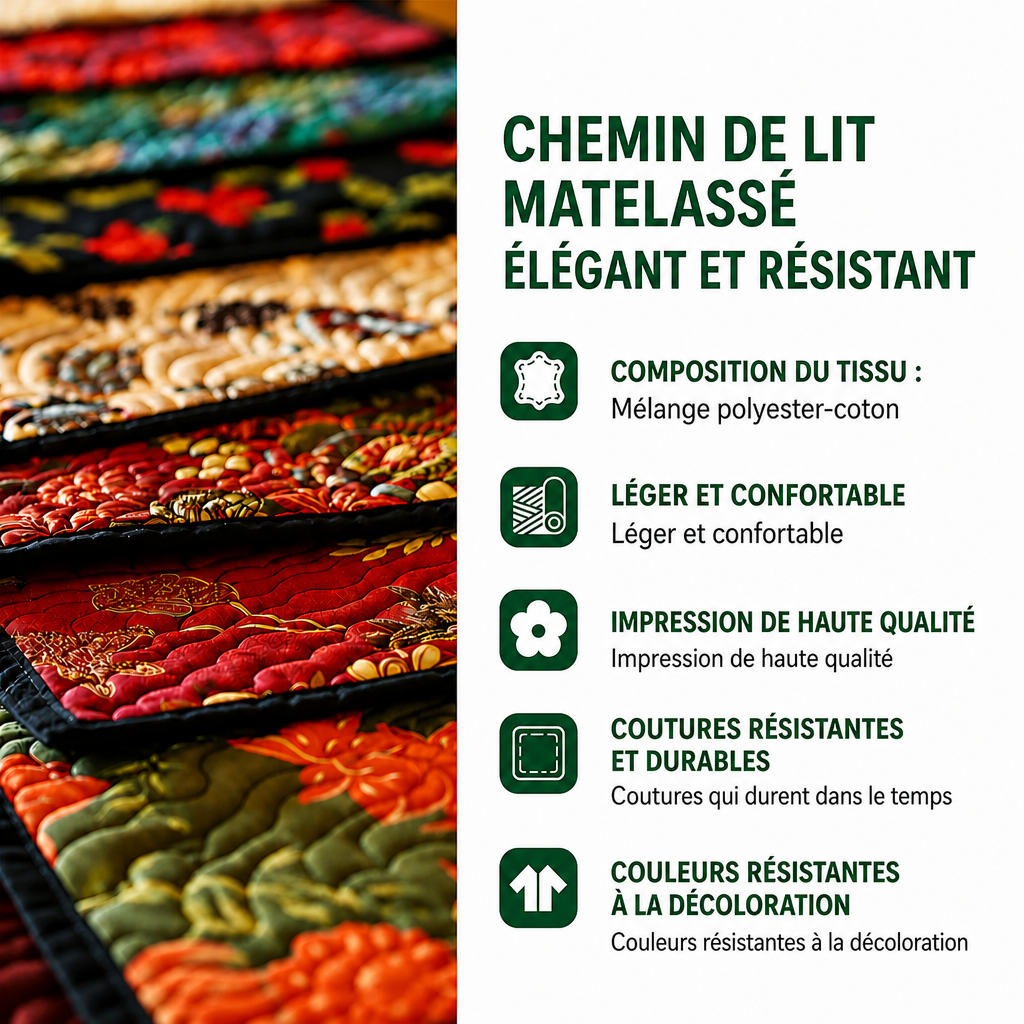 Camille - Couverture matelassée Coquillage Côtière