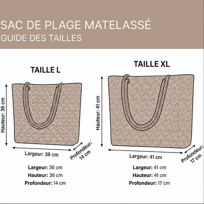 Hélène | Sac de plage fait main
