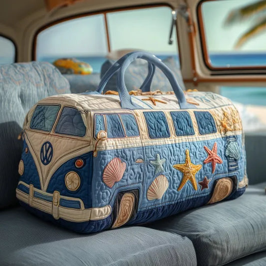 Sac de Voyage Rembourré Hippie Fourgon Plage