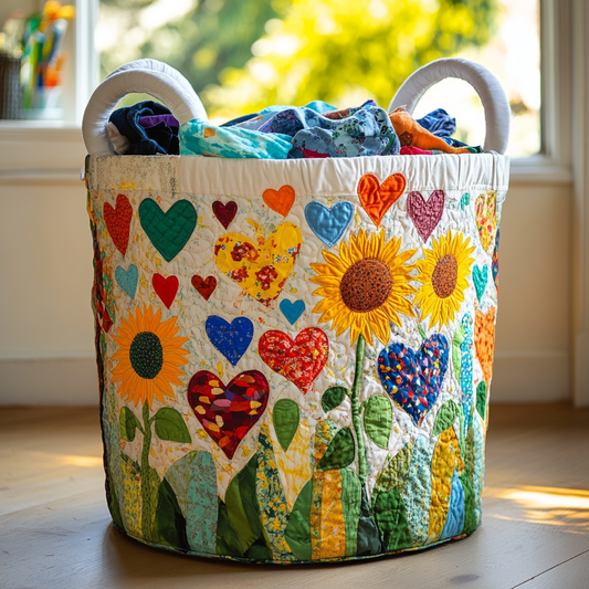 Panier à Linge Matelassé - Amour du Terroir