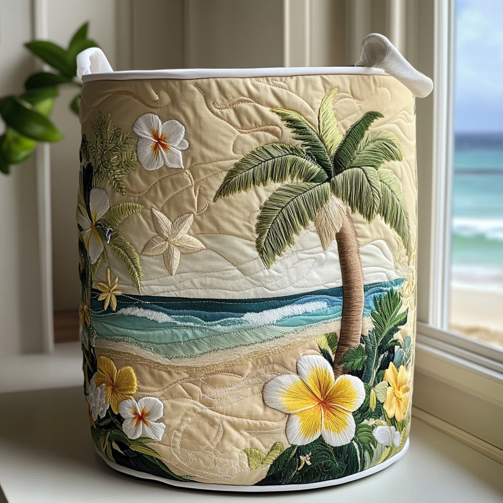 Panier à Linge Matelassé - Lueur des Îles