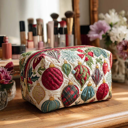 Félicité - Trousse de toilette matelassée Détail Joyeux