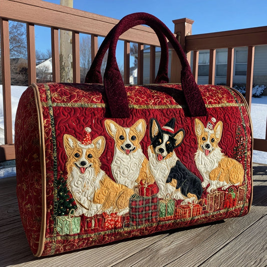 Sac de Voyage Matelassé - Corgi de Fête