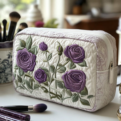 Alice - Trousse de toilette matelassée Fleur au Clair de Lunes