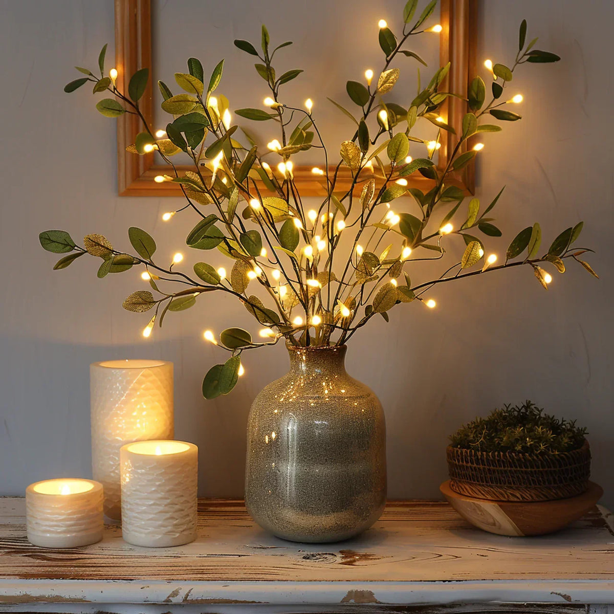 Lumière Fée Vigne Olive