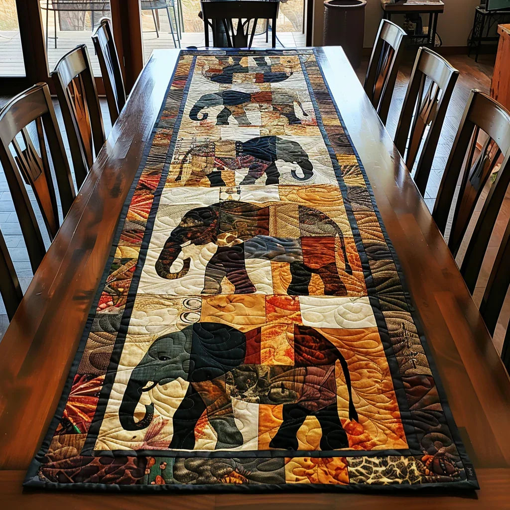 Chemin de Table Matelassé - Marche des Éléphants