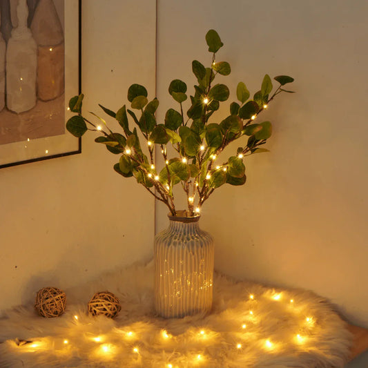 Branche d'Olivier avec Lumières Décoratives