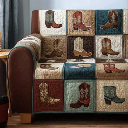 Océane - Housse de canapé matelassée Style Western