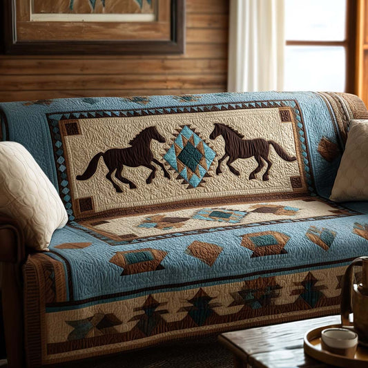Constance - Housse de canapé matelassée Motif Décoratif