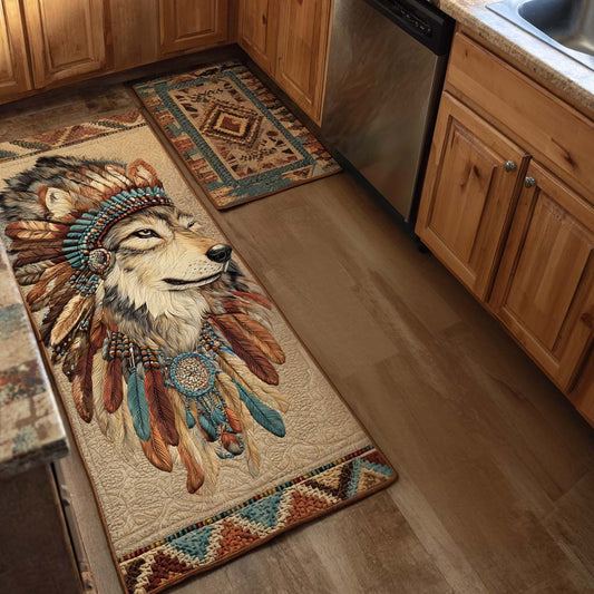 Sarah - Tapis de cuisine Loup Majestueux