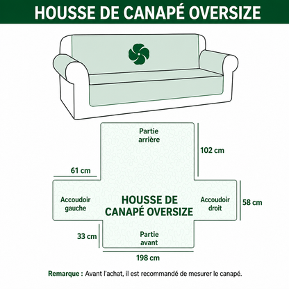 Léonie - Housse de canapé matelassée Cardinaux Cramoisi