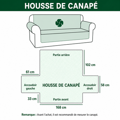 Margaux - Housse de canapé matelassée Ours dans Refuge