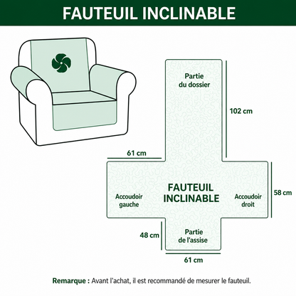Cécile - Housse de canapé matelassée Motif Boho Délicate
