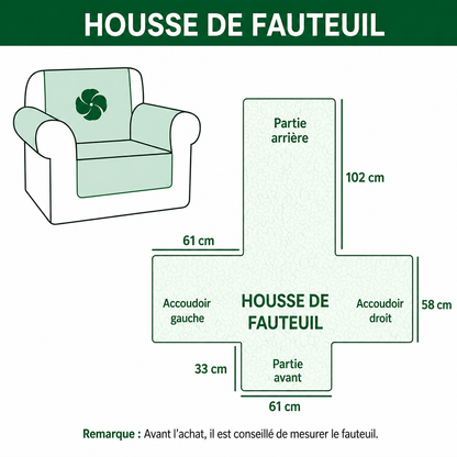 Georgette - Housse de canapé matelassée Nuit dans Canyon